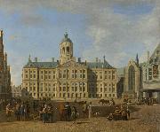 BERCKHEYDE, Gerrit Adriaensz. The town hall on the Dam, Amsterdam oil painting